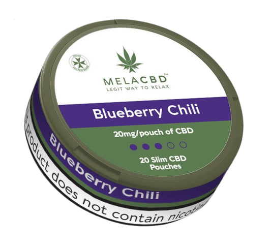 COMING SOON! Blueberry Chili CBD Pouches