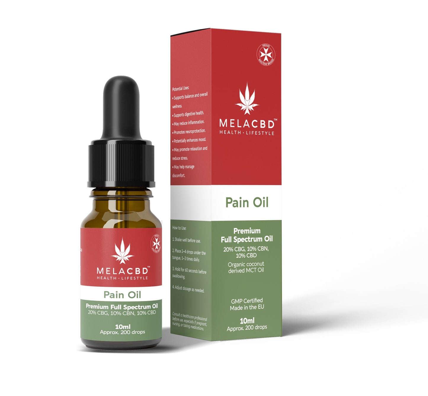 Pain Oil, 10ml Full Spectrum