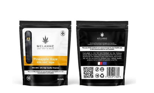 90% HHC 350puffs Mela Pineapple Haze